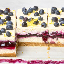 No-bake Lemon Blueberry Delight