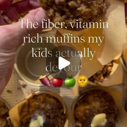 Spiced Sweet Potato Apple Muffins With Streusel Topping