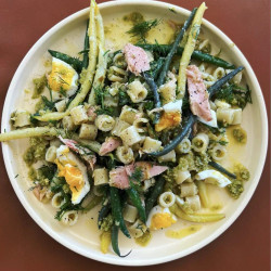 Nicoise-y Pasta Salad With Green Beans And Teeny Tiny Pasta