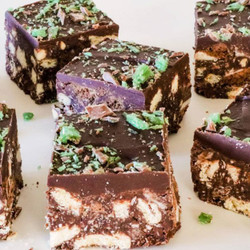 Choc-mint Hedgehog Slice Recipe