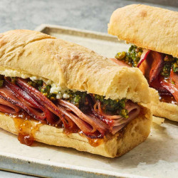 Crispy Mortadella Sandwiches