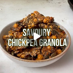 Crunchy Chickpea Granola