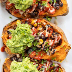 Mexican Stuffed Sweet Potatoes
