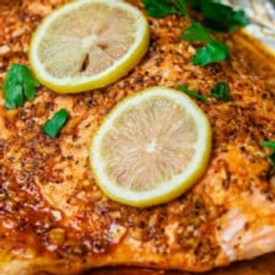 Baked Lemon Garlic Salmon Recipe