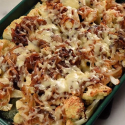 Cheesy French Onion Cauliflower