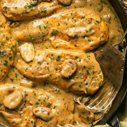 Cream Of Mushroom Chicken Skillet