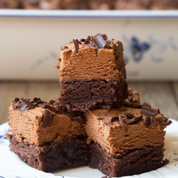 French Silk Chocolate Brownies