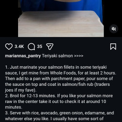 Teriyaki Salmon