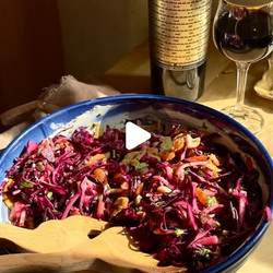 Fruit N Nutty Cabbage Fattoush Salad