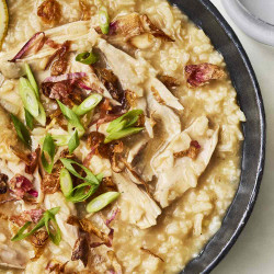 Chicken Arroz Caldo (filipino Chicken And Rice Porridge)