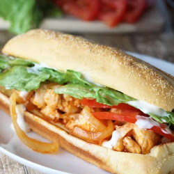 Quick And Easy Buffalo Chicken Subs