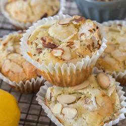 Lemon Almond Poppy Seed Muffins