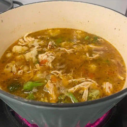 Southwest Chicken Detox Soup