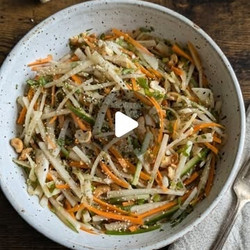 Crunchy Chili-crisp Cucumber & Daikon Salad