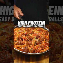 High Protein Spaghetti And Meatballs