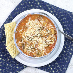 Keto Beef Kale And Cannellini Bean Soup In An Instant Pot