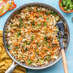 Crunchy Chicken Ramen Stir Fry
