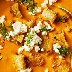Baked Feta Soup