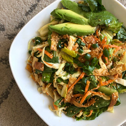 Asian Wonton Happiness Salad