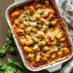 Cheesy Baked Gnocchi Casserole