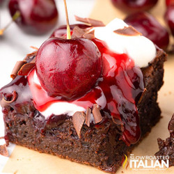 Black Forest Cherry Brownies