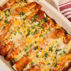 The Best Ground Beef Enchiladas