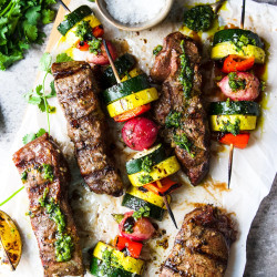 Churrasco Steak With Veggies