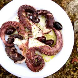 Greek Marinated Octopus In Vinegar (htapodi Ksydato)