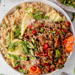 Ground Turkey Teriyaki Bowl