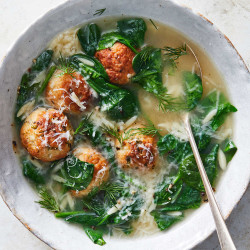 Italian Wedding Soup With Meatballs