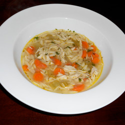 Lemon Chicken Orzo Soup