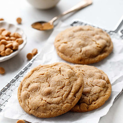 Salted Peanut Butter Chip Cookies