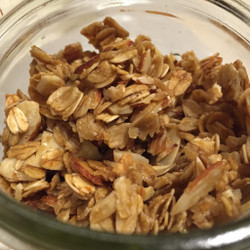 Honey Almond Granola With Coconut Oil*