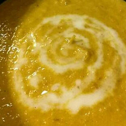 Creamy Curried Roasted Cauliflower Leek Soup Recipe By Stephiecancook