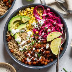 Bbq Vegan Grain Bowls