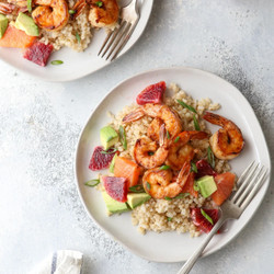 Citrus Shrimp Rice Bowls