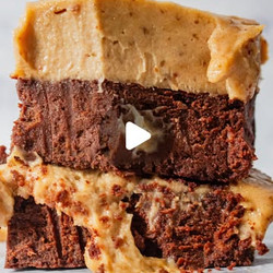 Creamy Pb Cheesecake On Brownie Base