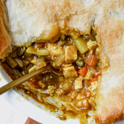 Vegan Japanese Curry Pot Pie