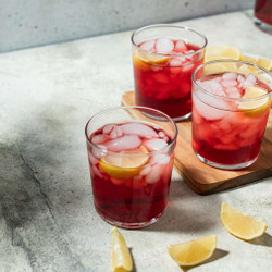 Hibiscus-pomegranate Iced Tea