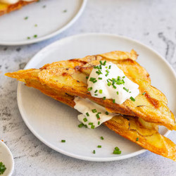Scalloped Potato And Ham Toasties