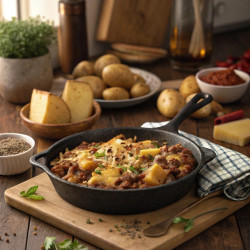 Cheesy Ground Beef And Potatoes: Easy Dinner Recipe