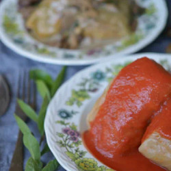 Polish Cabbage Rolls {gołąbki}