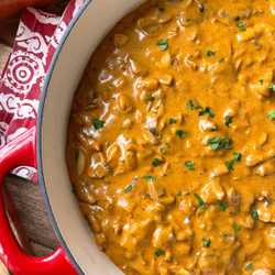 Geschnetzeltes (creamy German Hunter's Sauce)