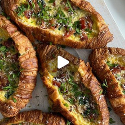 Croissant Egg Boats