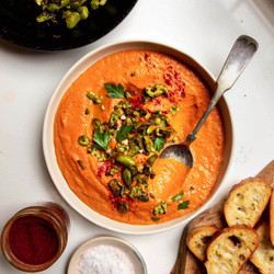 Red Pepper Dip With Olives