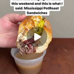 Mississippi Pot Roast Sandwiches