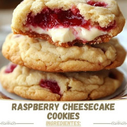 Raspberry Cheesecake Cookies