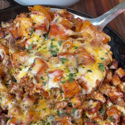 Sloppy Joe Potato Skillet