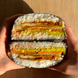 Vegan Onigirazu | Aka Sushi Sandwich