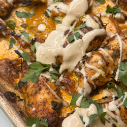 One-pan Chicken Shawarma